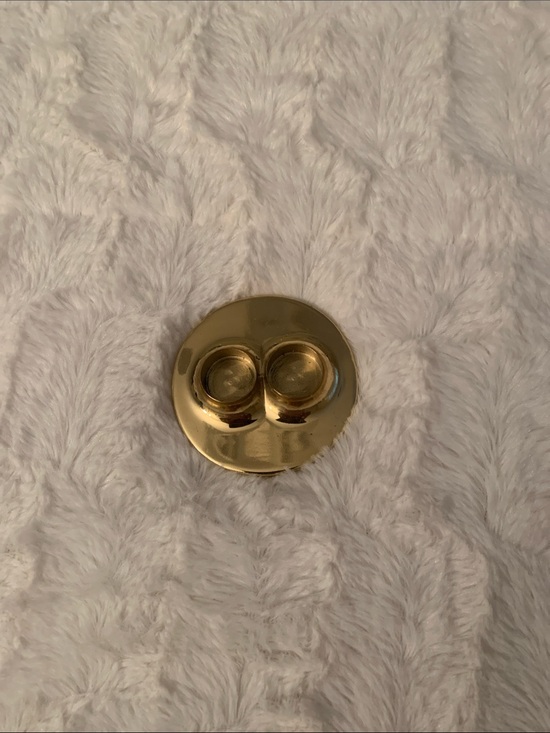 gentner Other - Polished Gold Double Tealight Holder - Sleek Metallic Accent